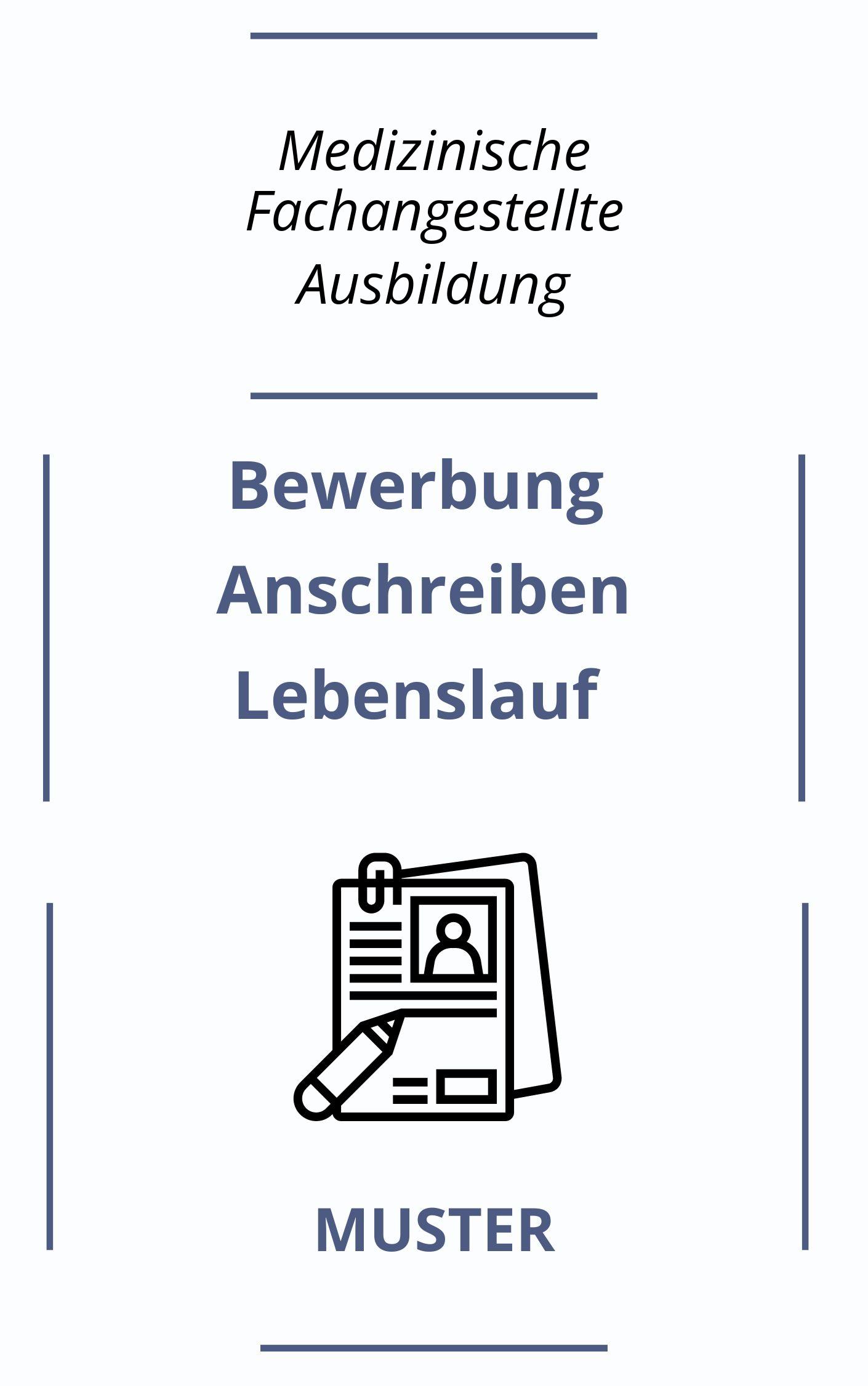 Bewerbung Medizinische Fachangestellte Ausbildung